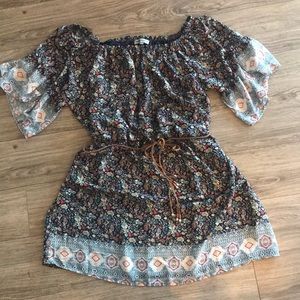 Bailey Blue Boho Dress